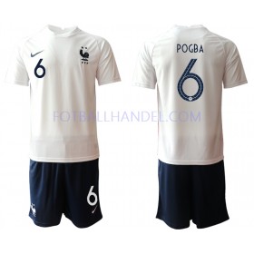 Barn Fotballdrakter Frankrike Paul Pogba 6 Borte Euro 2020 Kortermet